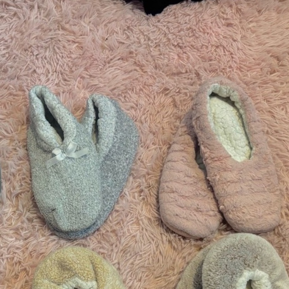 Fuzzy slippers